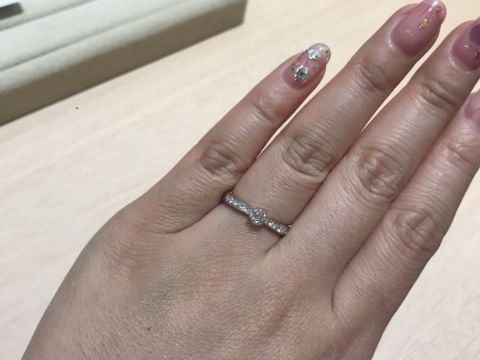 【TRECENTI(トレセンテ)の口コミ】 今流行りのダイヤがたくさんついた指輪！
キラキラ可愛い！
結局トレセン…