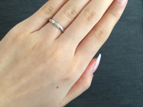 【ティファニー(Tiffany & Co.)の口コミ】 憧れのティファニーの結婚指輪というイメージがありましたので、何度も足…