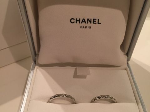 【シャネル(CHANEL)の口コミ】 人とかぶらないブランドとデザインが決め手でした(*^^*)シャネルの結婚指…