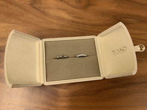 【和光ブライダルブティックギンザの口コミ】 結婚指輪は華やかなものがよかったのでハーフエタニティで探していました…