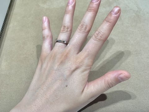 【ブシュロン(BOUCHERON)の口コミ】 とにかく指輪のデザインが特徴的で、ダイヤモンドが付いていないのに付い…