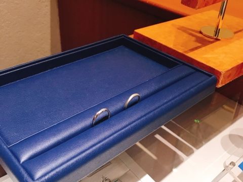 【銀座ダイヤモンドシライシの口コミ】 長く使い続けられるシンプルなデザインものを探していて、このウェーブの…