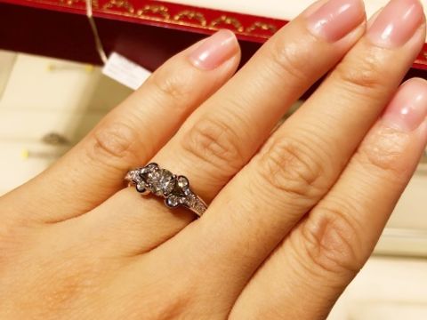 【カルティエ(Cartier)の口コミ】 とにかくデザインが可愛い！！なにも下調べしていなかったけれどこのデザ…