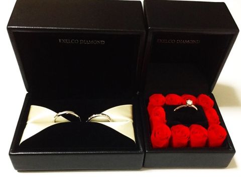 【エクセルコダイヤモンド(EXELCO DIAMOND)の口コミ】 プリンセスのようなデザイン性に惹かれました。
花束をイメージしたような…