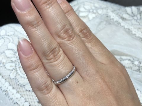 【アイプリモ(I-PRIMO)の口コミ】 ストレートでダイヤもまっすぐのラインで付いているものが良かったのです…