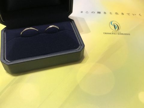 【銀座ダイヤモンドシライシの口コミ】 シンプルな雰囲気のデザインとお守りという意味を持つということに惹かれ…