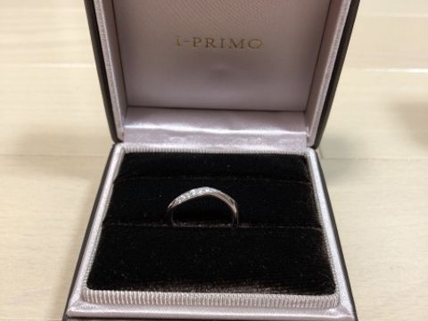 【アイプリモ(I-PRIMO)の口コミ】 ゴージャスなものが欲しくなりシンプルなものではなくダイヤが敷き詰めら…