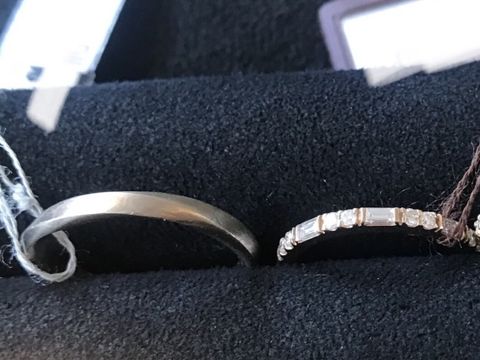 【BIJOUPIKO(ビジュピコ)の口コミ】 角石ダイヤモンドと丸いダイヤモンドのどちらの良さも楽しめるエタニティ…