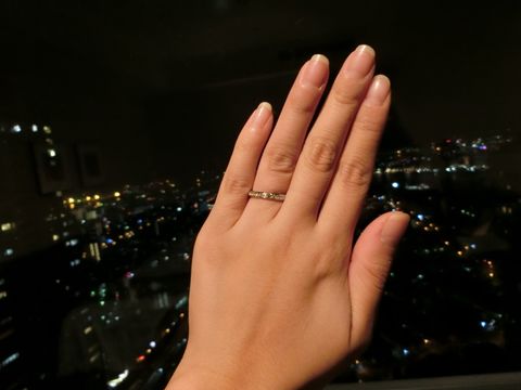 【ラザール ダイヤモンド(LAZARE DIAMOND)の口コミ】 カテゴリーとしては結婚指輪になりますが、私の場合はこちらを婚約指輪と…