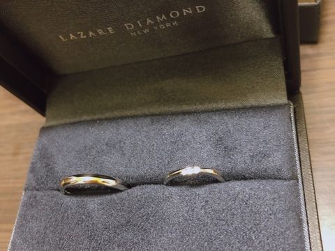 【ラザール ダイヤモンド(LAZARE DIAMOND)の口コミ】 事前に下調べしていた段階では別のデザインが気になっていたのですが、実…
