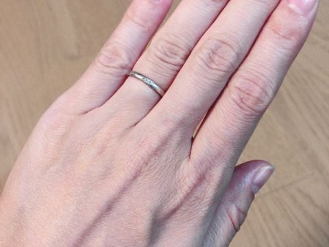【Passage(パッサージュ)の口コミ】 結婚指輪を買うのに予算に余裕がなく、どうしようか悩んでいた時に『パラ…