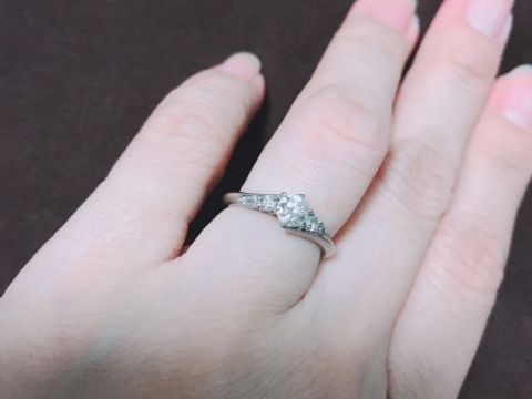 【エクセルコダイヤモンド(EXELCO DIAMOND)の口コミ】 雑誌で一目惚れして色んなお店に行きましたが、しっくりこず、やっぱりこ…