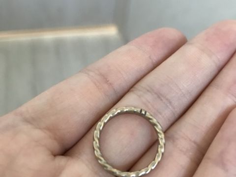 【市松の口コミ】 人とは違うデザインが良くて、ねじりを入れてもらいました。ぱっと見はシ…