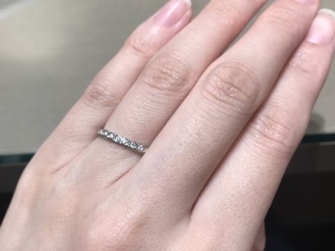 【アイプリモ(I-PRIMO)の口コミ】 フリルの可愛らしい指輪は他にはない珍しいデザインでとても可愛らしかっ…