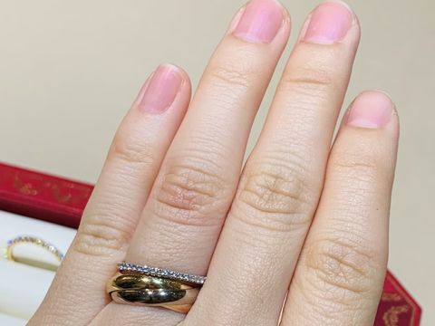 【カルティエ(Cartier)の口コミ】 カルティエトリニティにずっと憧れがありました。トリニティには意味があ…