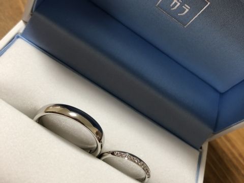 【GALA JEWELRY(ガラジュエリー)の口コミ】 夫は夫、私は私の理想の指輪を伝えたら、お店の方が全部用意してください…