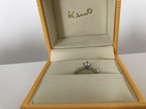【ケイウノ ブライダル(K.UNO BRIDAL)の口コミ】 ディズニーデザインの指輪んフルオーダーで考えていましたが、ダイヤの質…