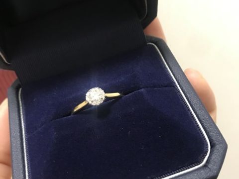 【銀座ダイヤモンドシライシの口コミ】 smiling himawariってネーミングだけでも可愛いのですが、ダイヤモンドの…