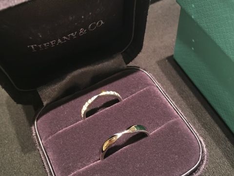【ティファニー(Tiffany & Co.)の口コミ】 婚約指輪と重ね付けがしやすいようなデザインを探しておりました。このデ…
