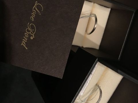 【Love Bond(ラブボンド)の口コミ】 全部で6店舗回りました。流れるようなデザインのものはそれぞれにありまし…