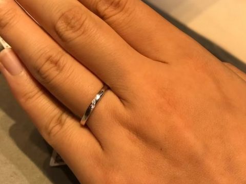 【TRECENTI(トレセンテ)の口コミ】 最初はシンプルな指輪を希望していましたが、ときめく方がよい！と気持ち…