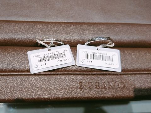 【アイプリモ(I-PRIMO)の口コミ】 シンプルなものを探していましたが、一度キラキラした指輪を試着してしま…