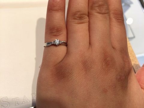 【STAR JEWELRY(スタージュエリー)の口コミ】 他にはない可愛いデザインです。人とはかぶらず、可愛い！！と思ってもら…