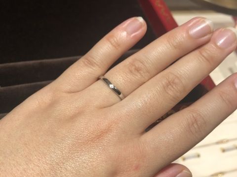 【カルティエ(Cartier)の口コミ】 カルティエのバレリーナは上品で、1895リングと悩みましたが、付け比べる…