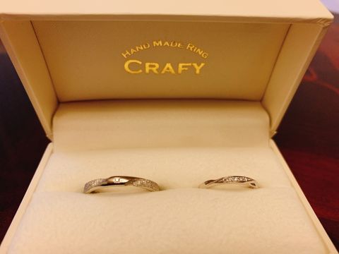【CRAFY(クラフィ)の口コミ】 鋳造で指輪のデザインを自分たちで決めることができ、難易度が少し高めの…