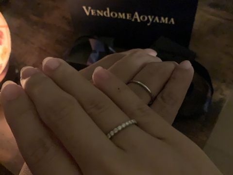 【ヴァンドーム青山(VENDOME AOYAMA)の口コミ】 シンプルでありながら一生身に付けるものなので、保証がしっかりしており…