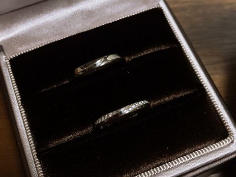 【アイプリモ(I-PRIMO)の口コミ】 細身でメレダイヤがたくさん付いていてキラキラしたデザインを探していま…