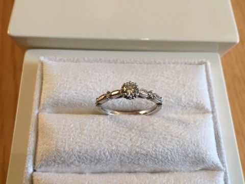 【LUCIE(ルシエ)の口コミ】 入籍後の指輪購入でしたので、自分で好きなものを選びました。婚約指輪も…