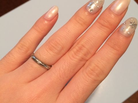 【カルティエ(Cartier)の口コミ】 婚約指輪もカルティエで買ったので、結婚指輪もブランドを揃えたいという…