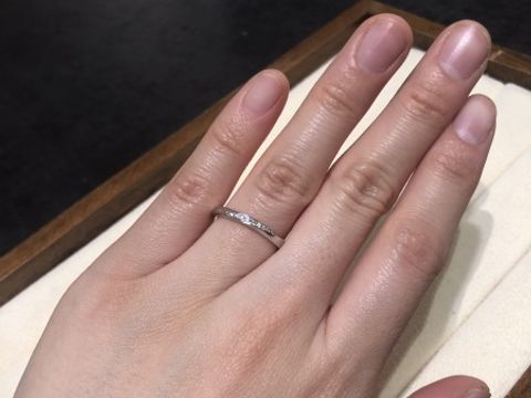 【TRECENTI(トレセンテ)の口コミ】 指輪は豊富なデザインがあり、イメージに近いものが3点ほどあったので、迷…