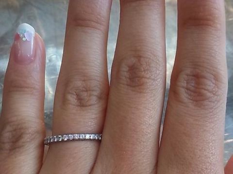 【カルティエ(Cartier)の口コミ】 婚約指輪より結婚指輪にお金をかけようと思ったのと、ダイヤモンドがつい…