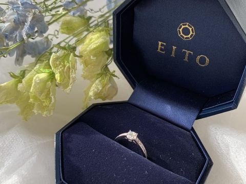 【EITO(エイト)の口コミ】 最初は他のブランドの指輪が候補だったけど、
実際指にしてみたらデザイン…