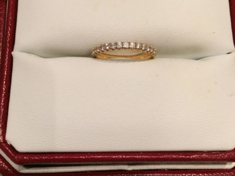 【カルティエ(Cartier)の口コミ】 始めからカラーはピンクゴールドで探していました。今まで指輪を付けるこ…