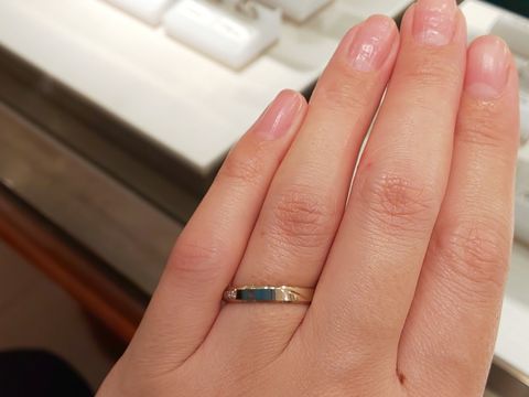 【アイプリモ(I-PRIMO)の口コミ】 元々、ストレートでダイヤが一粒だけ入っているものを探していたのですが…