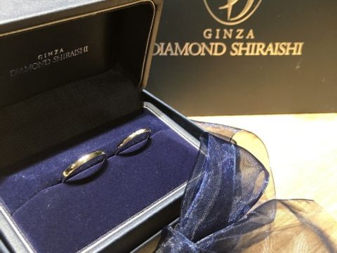 【銀座ダイヤモンドシライシの口コミ】 指輪のデザインに一目惚れしました。ストレートでシンプルという意志は最…