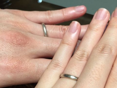 【杢目金屋(もくめがねや)の口コミ】 杢目模様が綺麗な指輪です。ホームページやカタログに載っている指輪はダ…