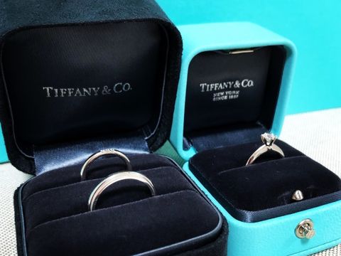 【ティファニー(Tiffany & Co.)の口コミ】 婚約指輪・結婚指輪ともにティファニーが良いなと思っていたので、他のブ…