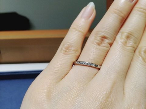 【エクセルコダイヤモンド(EXELCO DIAMOND)の口コミ】 世界的にみてもクオリティの高いダイヤモンドらしく
デザインも細やかでし…