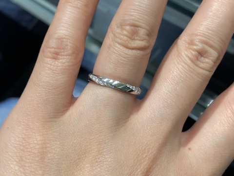 【ラザール ダイヤモンド(LAZARE DIAMOND)の口コミ】 デザイン、ダイヤ使い、なんといってもラザールの押しであるカットの技術…