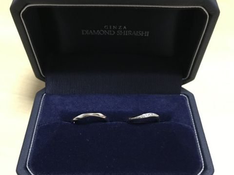 【銀座ダイヤモンドシライシの口コミ】 婚約指輪をこちらで購入しており、デザインや着け心地など凄く満足したた…