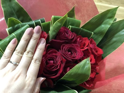 【ティファニー(Tiffany & Co.)の口コミ】 婚約指輪は絶対にティファニーが欲しいと彼には伝えていました。（笑）そ…