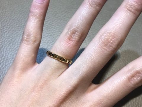 【ブシュロン(BOUCHERON)の口コミ】 こちらの指輪は「キャトル クル ド パリ リング ミディアム」です。ブラン…