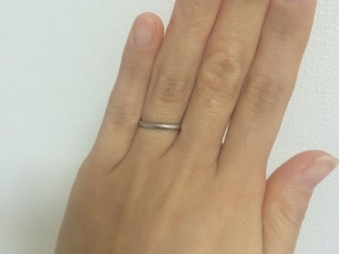 【ティファニー(Tiffany & Co.)の口コミ】 旦那さんよりティファニーの婚約指輪を贈られたので、結婚指輪も揃えまし…