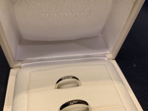 【MIKIMOTO(ミキモト)の口コミ】 いくつか他のお店を見ましたが、こちらの指輪が1番自分の中で理想のデザイ…