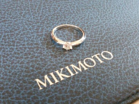 【MIKIMOTO(ミキモト)の口コミ】 婚約指輪は一生ものなので、見た目ではなく質で選びたいと思い、ＭＩＫＩ…