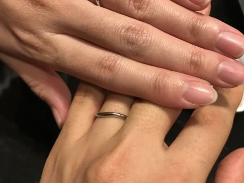 【ケイウノ ブライダル(K.UNO BRIDAL)の口コミ】 他のお店と比べても、かなり細くて可愛らしいデザインの指輪がありました…